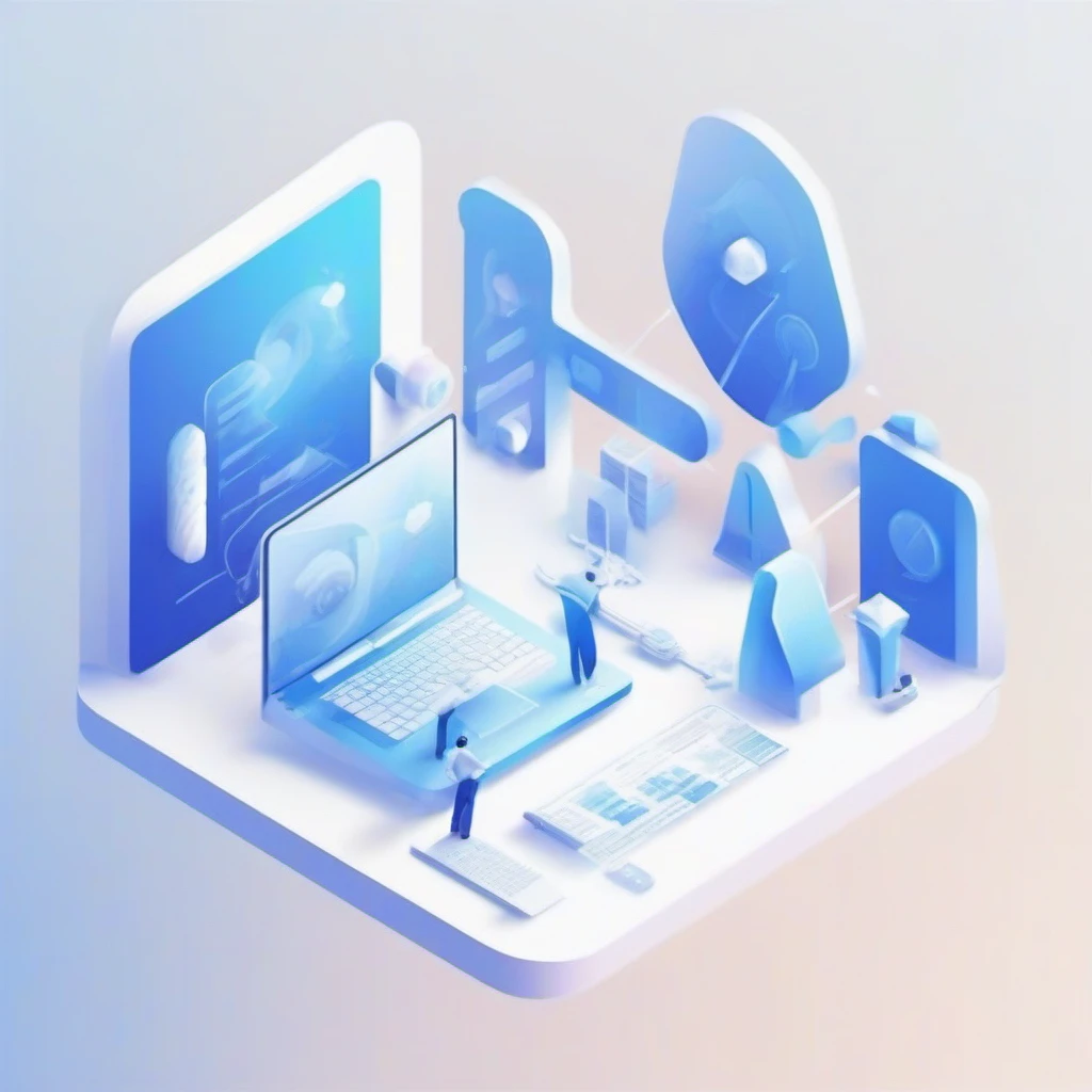 Website redesign illustration showing before and after